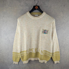 San Marco Jumper Mens Large L Vinted Knitted Pullover Italian Marina