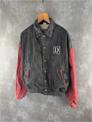 Vintage Dewar's Jacket Mens L Large Canvas