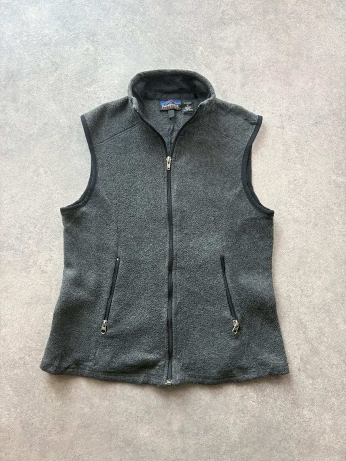 Patagonia Synchilla Gilet Women’s Medium Grey Fleece Body Warmer Outdoor Hiking