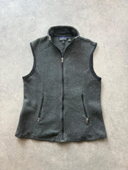 Patagonia Synchilla Gilet Women’s Medium Grey Fleece Body Warmer Outdoor Hiking