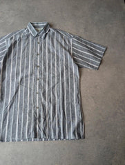 Vintage 1990s St Michael Shirt Men’s Medium Striped Casual Button Up