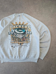 Vintage 1997 Green Bay Packers NFL Sweatshirt Men’s XL Grey Super Bowl Jumper
