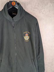 Regatta Fleece Mens XXL 2XL Black Military Veteran Full Zip