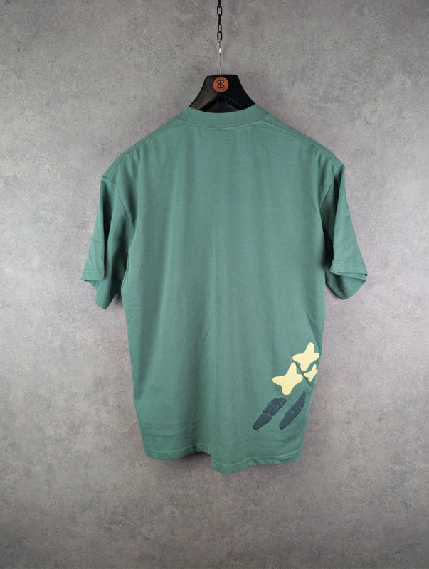 Broken Planet T-Shirt Mens Large L Green Short Sleeve