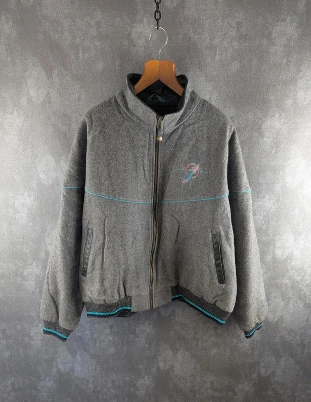 Mid-West Garments Co. Jacket Mens Extra Large XL Grey Vintage 90s