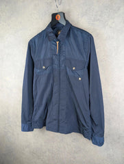 Pretty Green Jacket Mens Small S Blue Shimmer