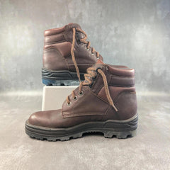 DNR Boots Mens UK Size 7 Brown Safety Steel Toe Caps