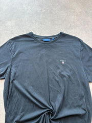 Gant T-Shirt Men’s Large Navy Short Sleeve Cotton Casual Classic Logo