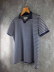 Reserved Stripped Short Sleeve Polo Shirt