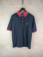 Tommy Hilfiger Polo Shirt Mens L  Large Vintage Golf Retro