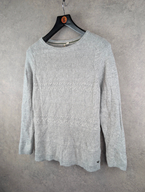 White Stuff Jumper Womens XXL 2XL Grey Knitted Pullover