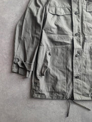 Vintage 1980s German Military Parka Men’s Medium Green Field Jacket Utility