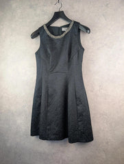 Coast Dress Womens L Large Formal Black Silk