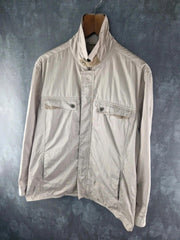 Playboy Jacket Mens Large L Beige Vintage Y2K Lightweight