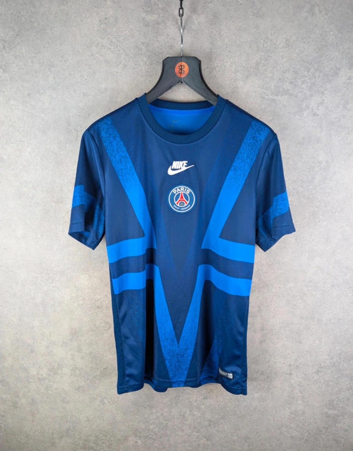 Nike T-Shirt Mens M Medium Blue Paris Saint Germain Dri-Fit