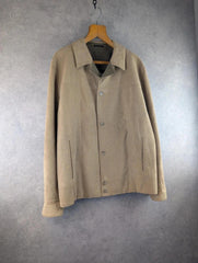 Strellson Jacket Mens XL Extra Large Brown Wool