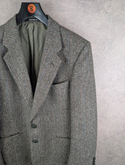 St Michael Jacket Mens Large L Grey Wool Vintage
