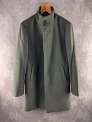 Club Monaco Coat Mens Medium M Green Overcoat Smart