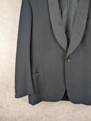 Vintage Italian Tuxedo Mens M Medium Black