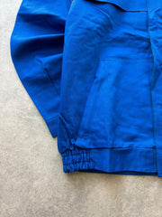 Vintage Italian Utility Jacket Men’s XL Blue Workwear Zip Front Chore Coat