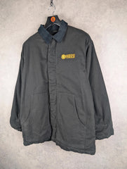 Matco Tools Jacket Mens Large L Black Vintage Canvas Workwear