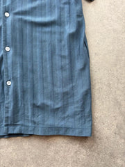 Reiss Shirt Men’s Small Blue Cotton Short Sleeve Casual Summer