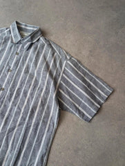 Vintage 1990s St Michael Shirt Men’s Medium Striped Casual Button Up