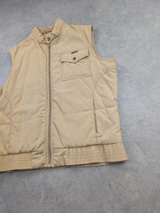 Vintage 1980's Wrangler Jacket Men's Large Body Warmer Beige