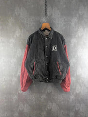 Vintage Dewar's Jacket Mens L Large Canvas