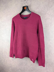 Crew Clothing Company Jumper Womens L Large Purple Knitted Pullover