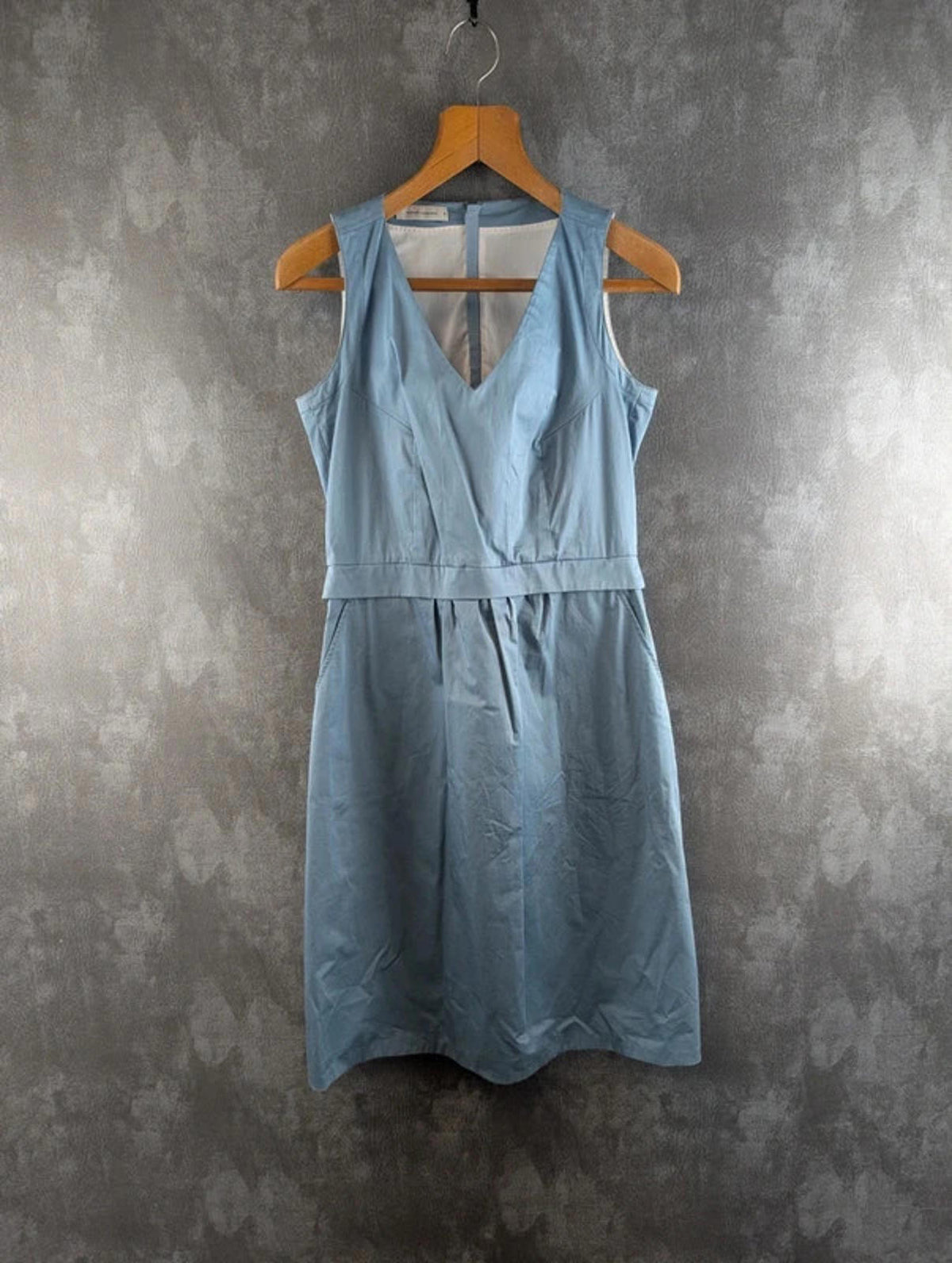 René Lezard Summer Dress Womens Small S Blue