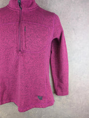 Sprayway Jumper Womens Extra Large XL Purple Half Zip Pullover