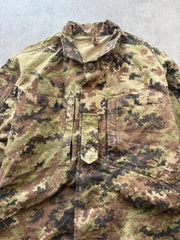 Italian Military Jacket Men’s Large Vegetato Camo Woodland Army Tactical Field