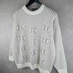 St Michael Jumper Mens Large L Knitted Vintage Retro Pullover