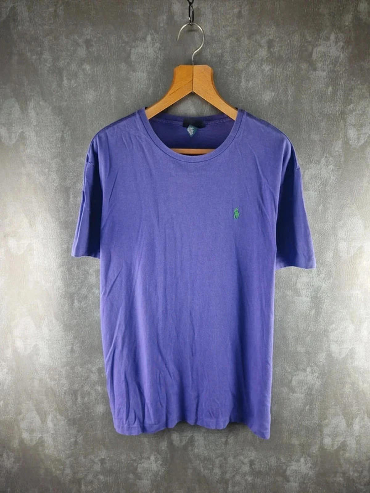 Ralph Lauren Polo T-Shirt Mens Medium M Vintage Single Stitch Short Sleeve