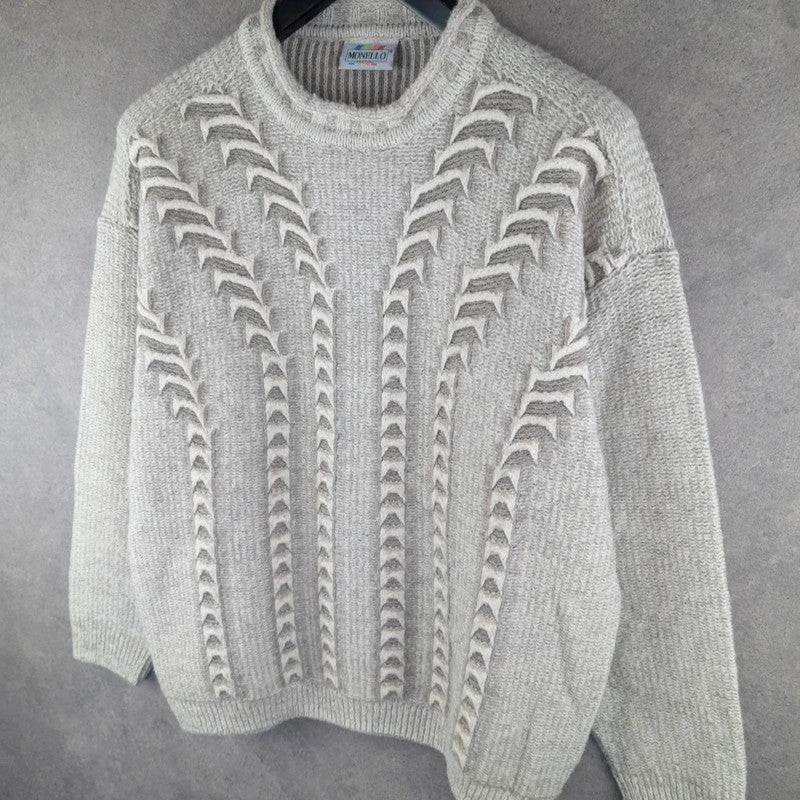 Monello Jumper Mens Large L Vintage Knitted Italian