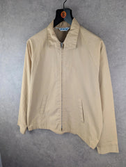Lacy Harrington Jacket Mens L Large Beige Vintage 70s Bomber