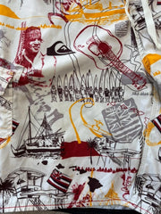 Y2K Quiksilver Board Shorts Men’s W33 Surf Skater Hawaiian Swim Shorts