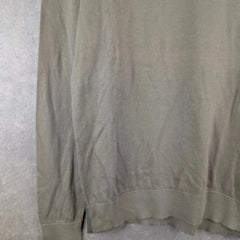 Trussardi Jumper Mens Small S Khaki Knitted Pullover Italian