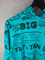 Tap & Tan Jumper Womens Extra Large XL Vintage 80s Hoodie Lightweight