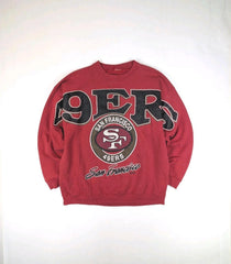 San Francisco 49ers Jumper Mens Large Vintage 1995 NFL Sweatshirt Red Graphic