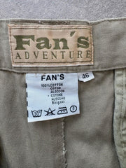 Y2K Utility Shorts Men’s W36 Beige Cargo Outdoor Skater Workwear