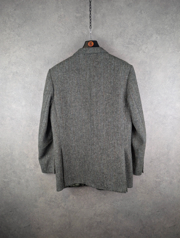 St Michael Jacket Mens Large L Grey Wool Vintage