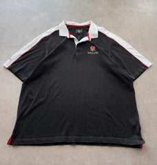 Vintage Guinness England Rugby Polo Shirt Men’s 3XL Black Rugby Sportswear