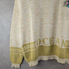 San Marco Jumper Mens Large L Vinted Knitted Pullover Italian Marina