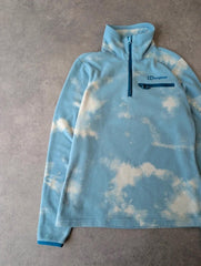 Berghaus Quarter Zip Fleece Jumper Women’s Size Small Blue Outdoor Hiking