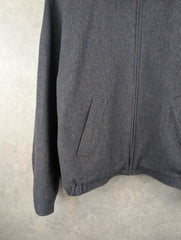 Pendleton Jacket Mens XL Extra Large Grey Vintage 70s Wool Harrington