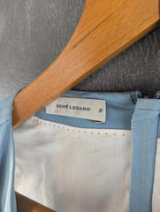 René Lezard Summer Dress Womens Small S Blue