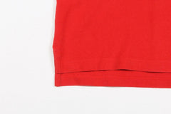 Tommy Hilfiger Polo Shirt Womens Small S Red Short Sleeve