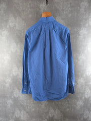 Polo Ralph Shirt Mens Medium M Blue Long Sleeve